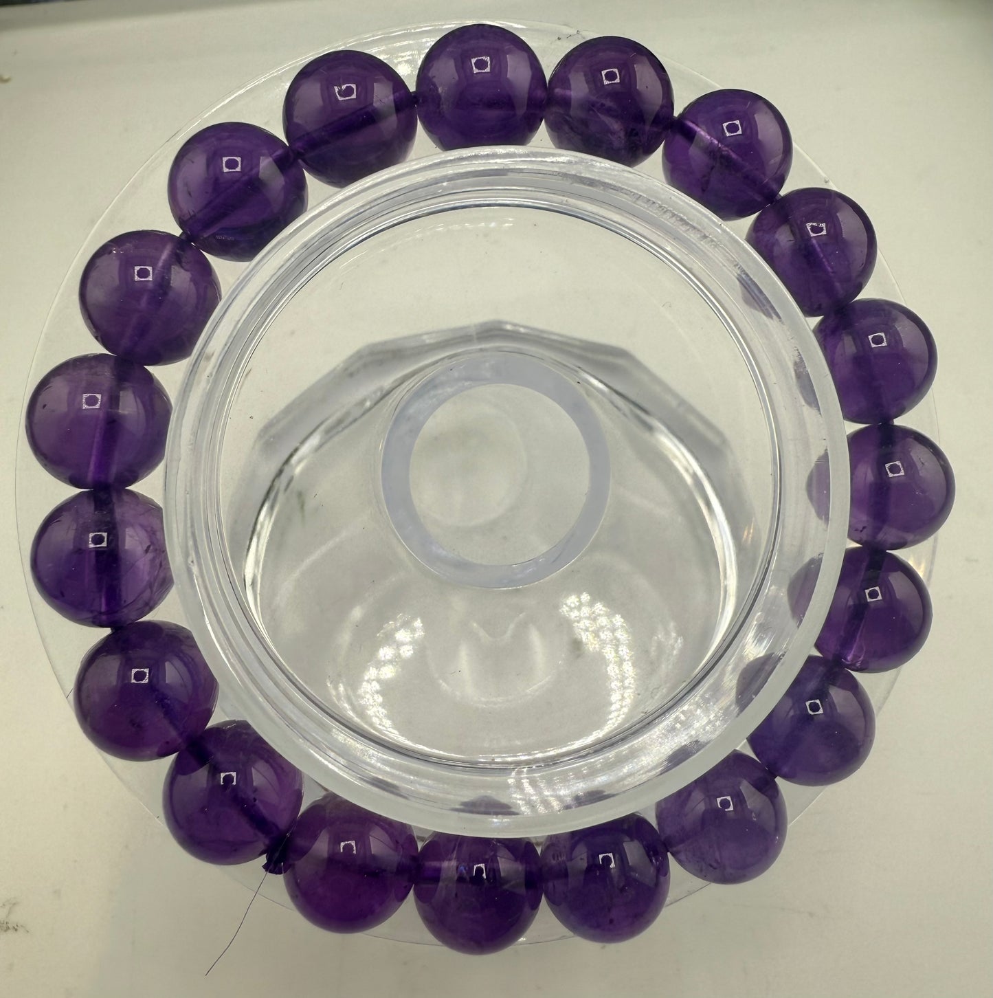 Amethyst Crystal Bracelet 10mm
