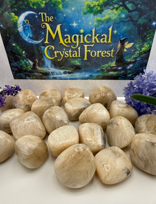 Stilbite Tumbled