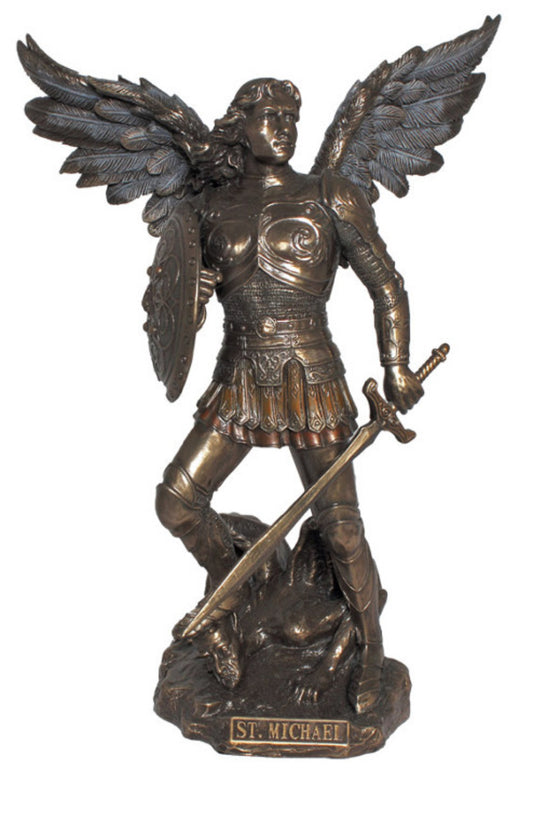 St Michael with demon Small