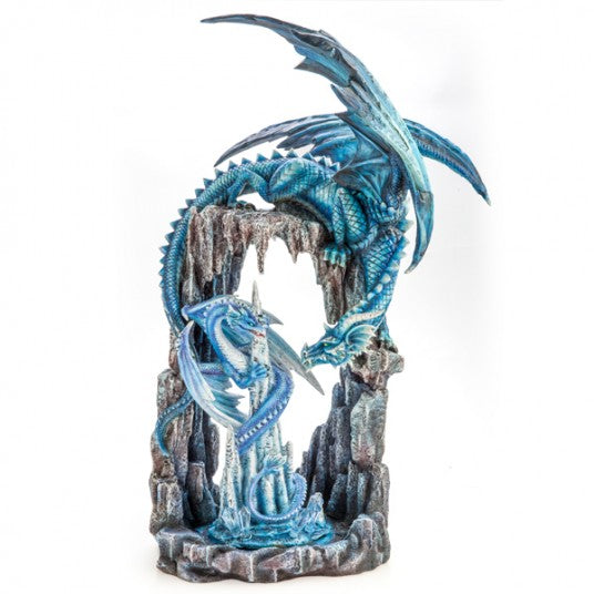 Large Ice dragon statue