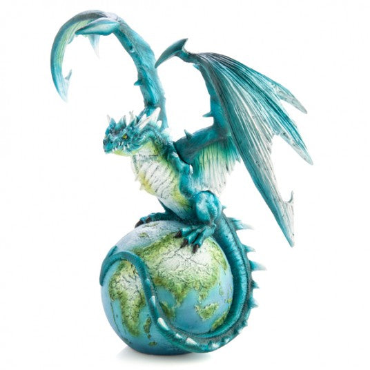 Dragon sitting on earth