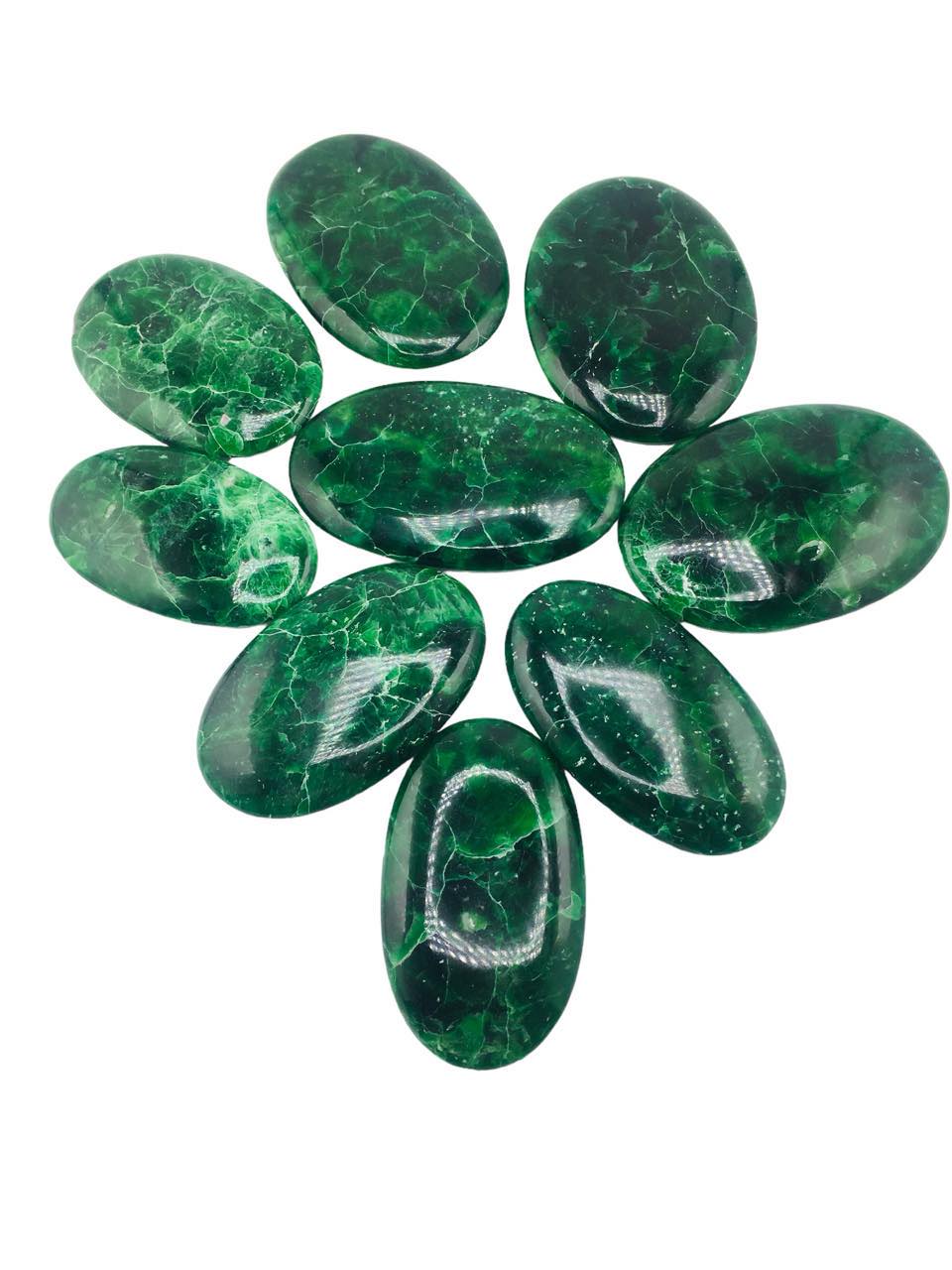 Green Hemimorphite Palm Stone