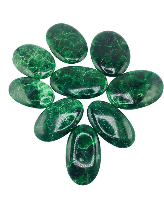 Green Hemimorphite Palm Stone