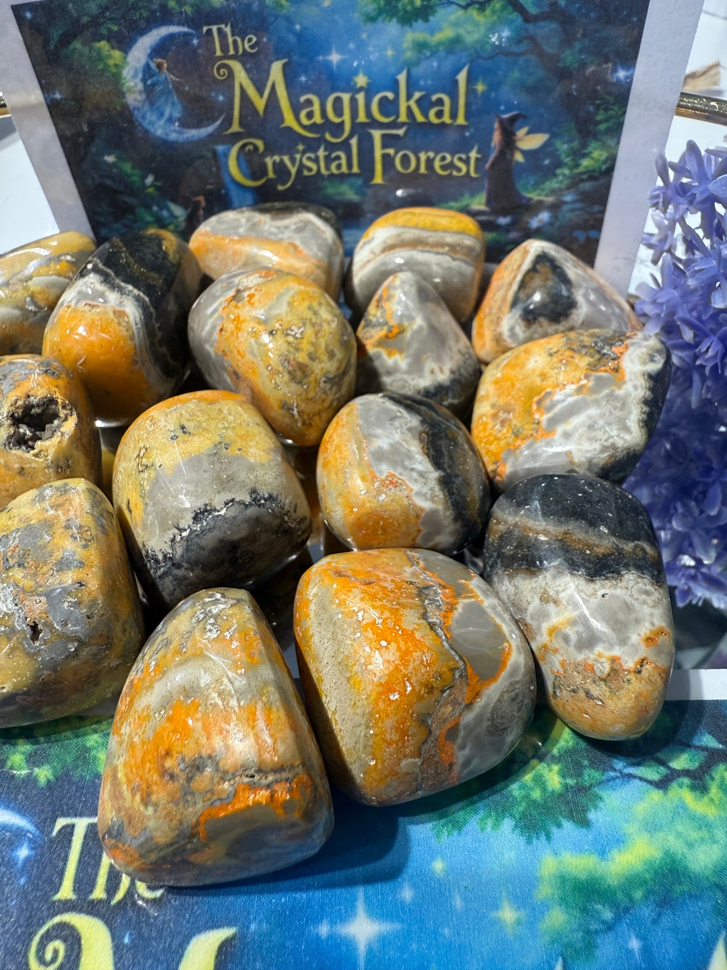 Bumble Bee Jasper Tumbled