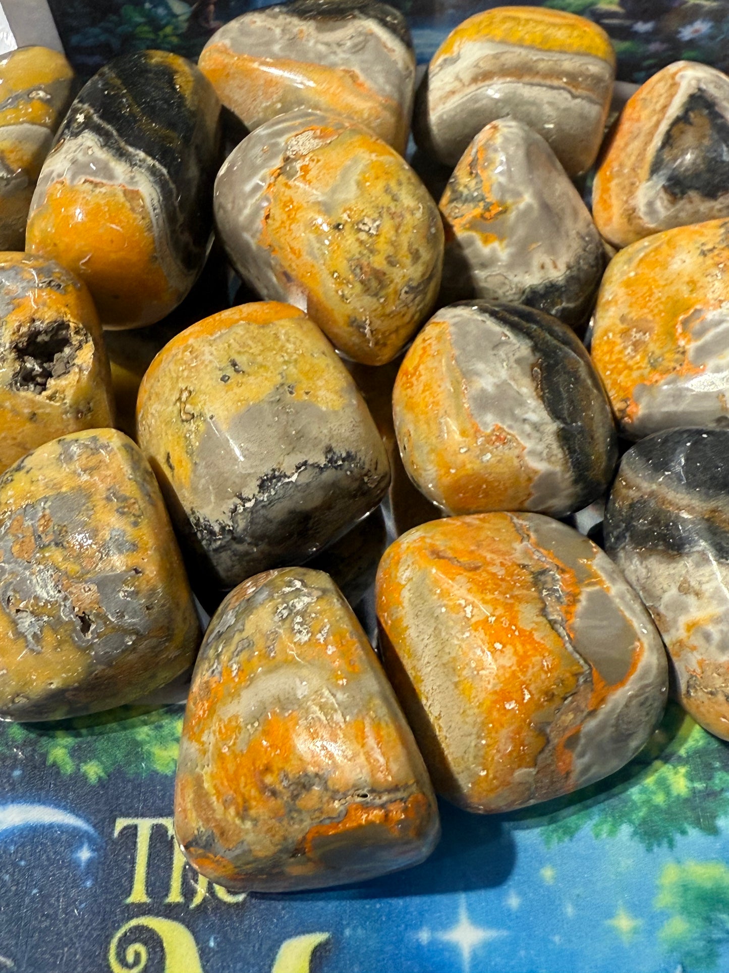 Bumble Bee Jasper Tumbled
