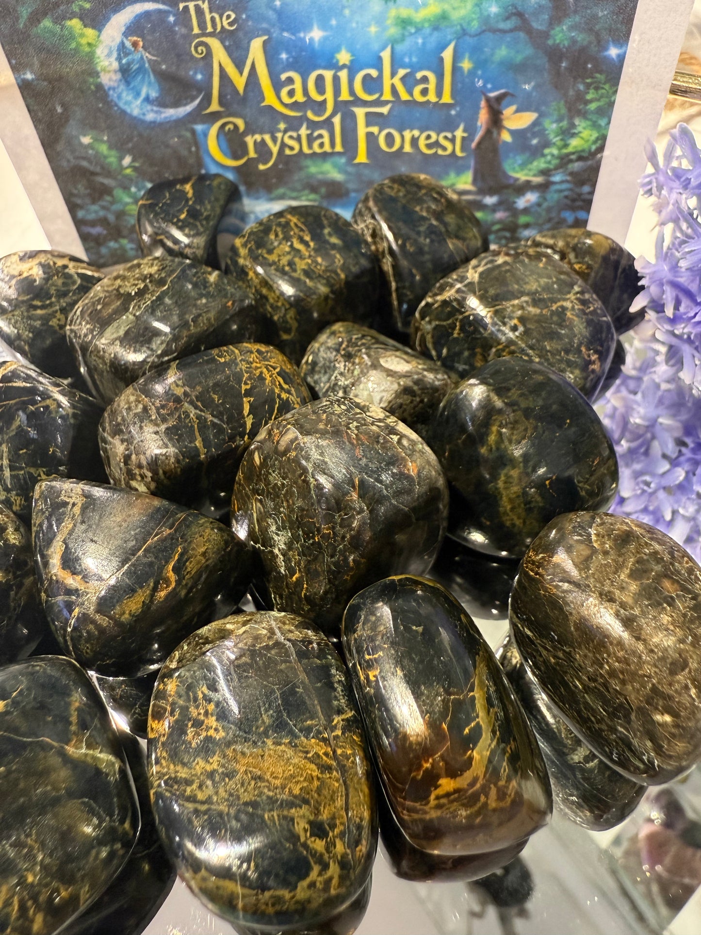 Blue Mizoni Opal Tumbled