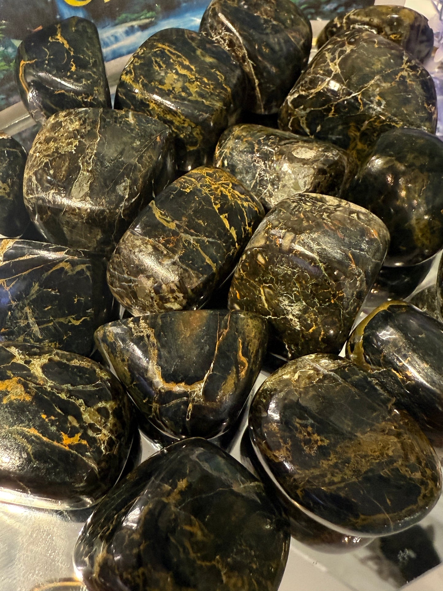 Blue Mizoni Opal Tumbled
