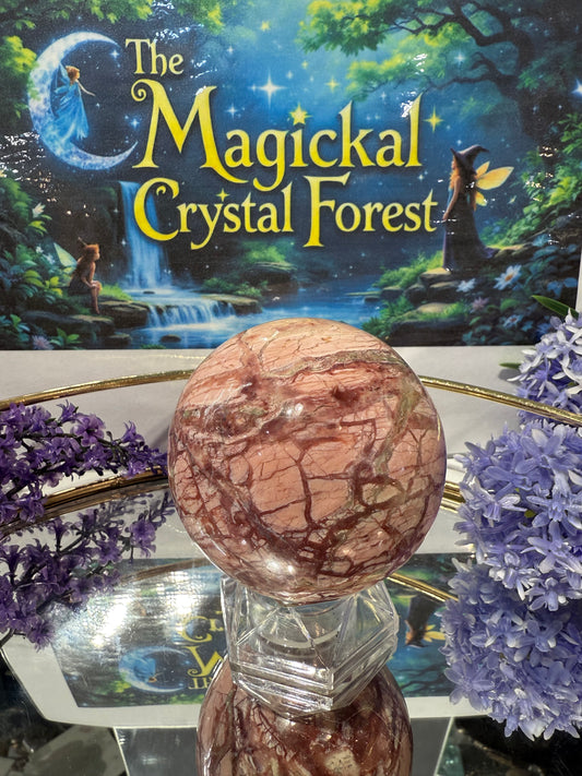 Pink Opal 1 Sphere