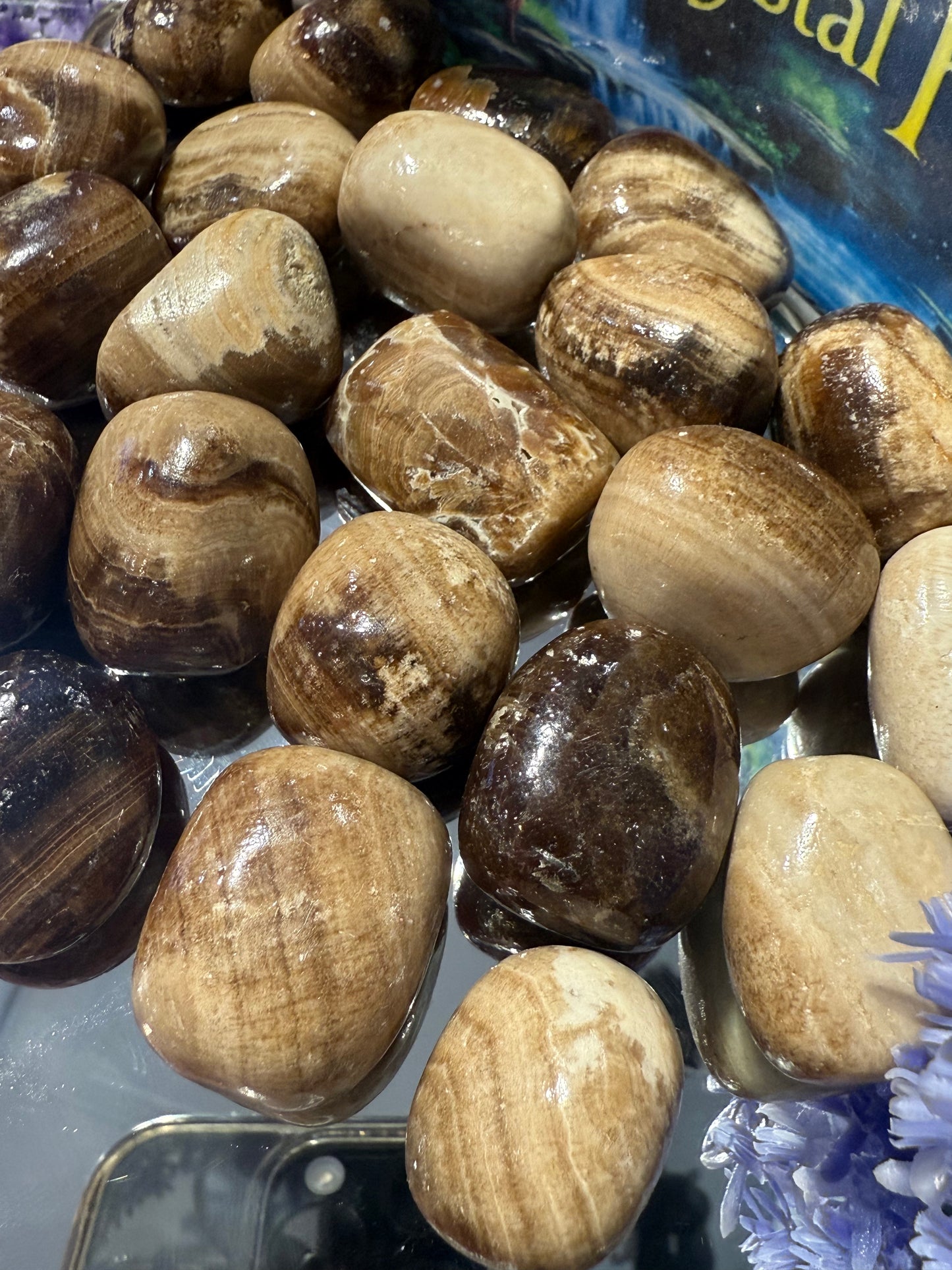 Chocolate Calcite Tumbled
