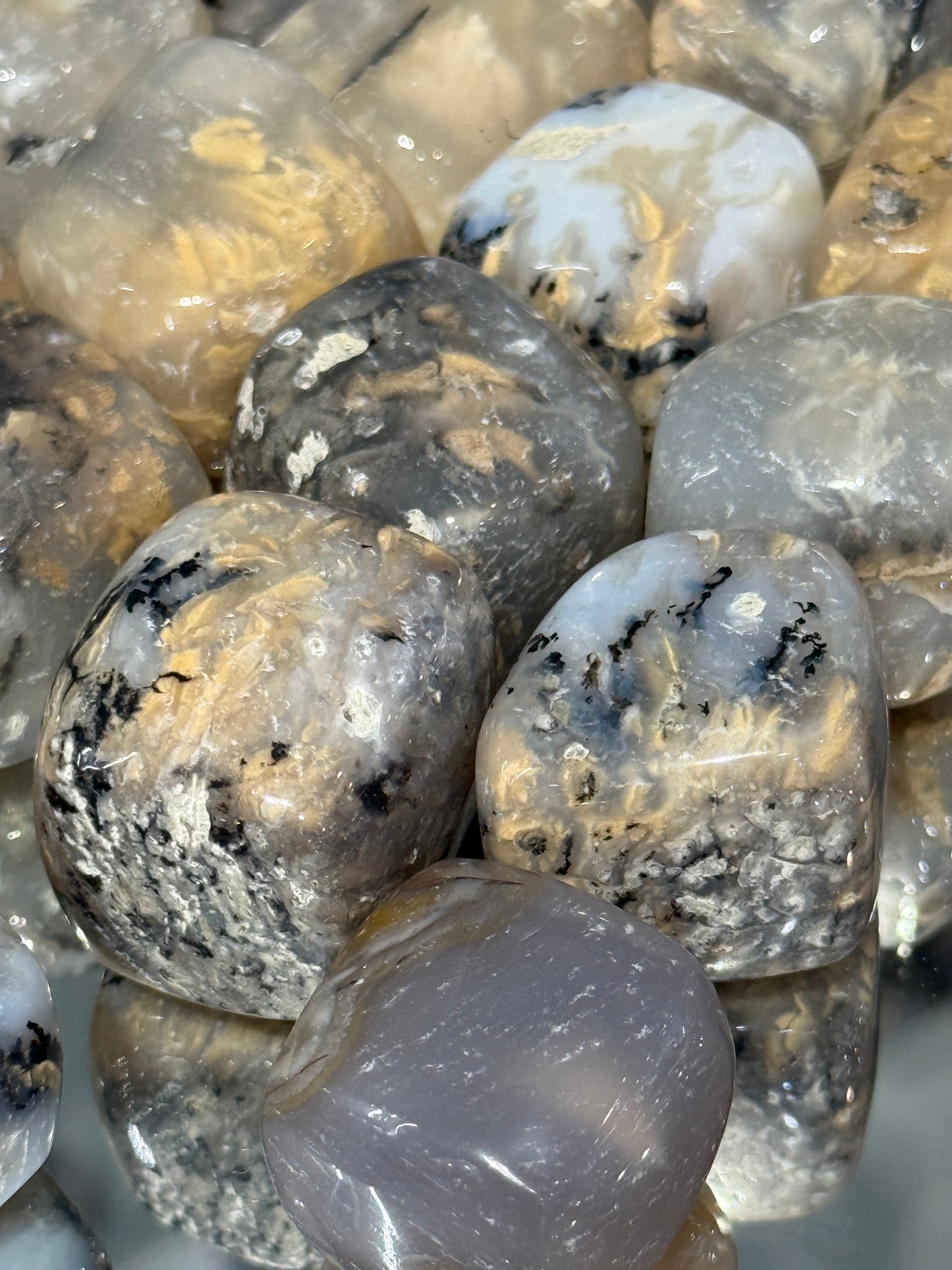 Dendritic Opal Tumbled