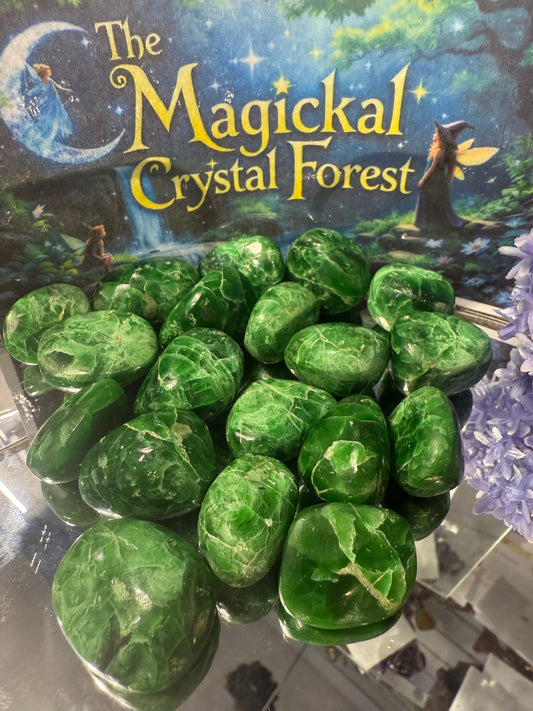Green Hemimorphite Tumbled