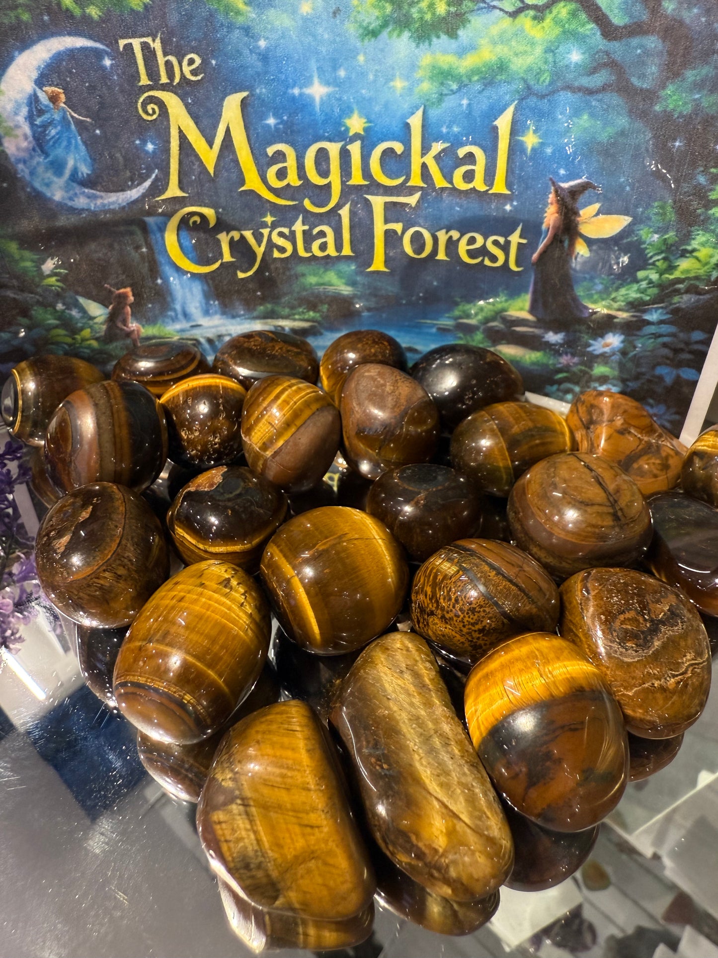 Gold Tiger Eye Tumbled