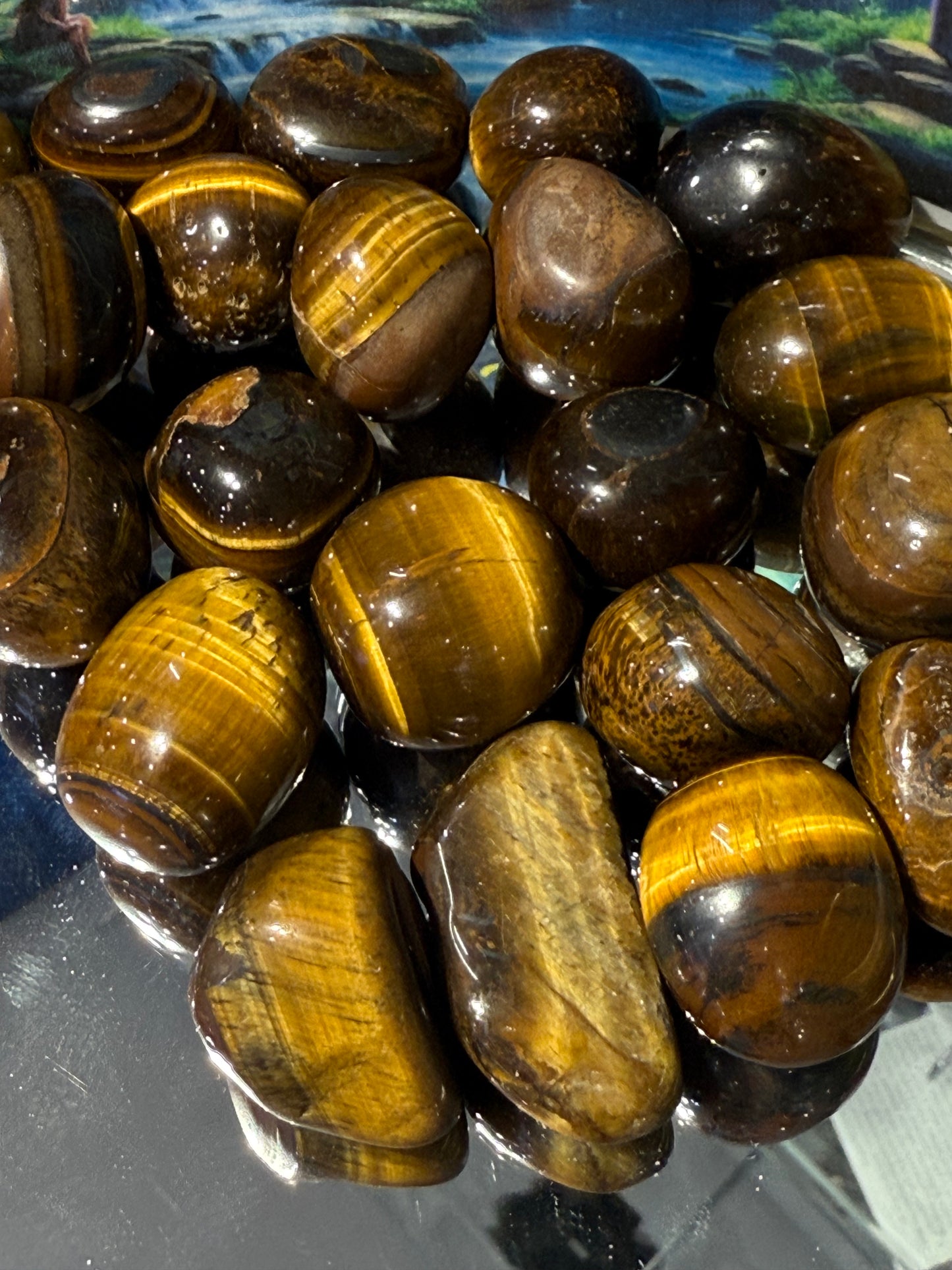 Gold Tiger Eye Tumbled