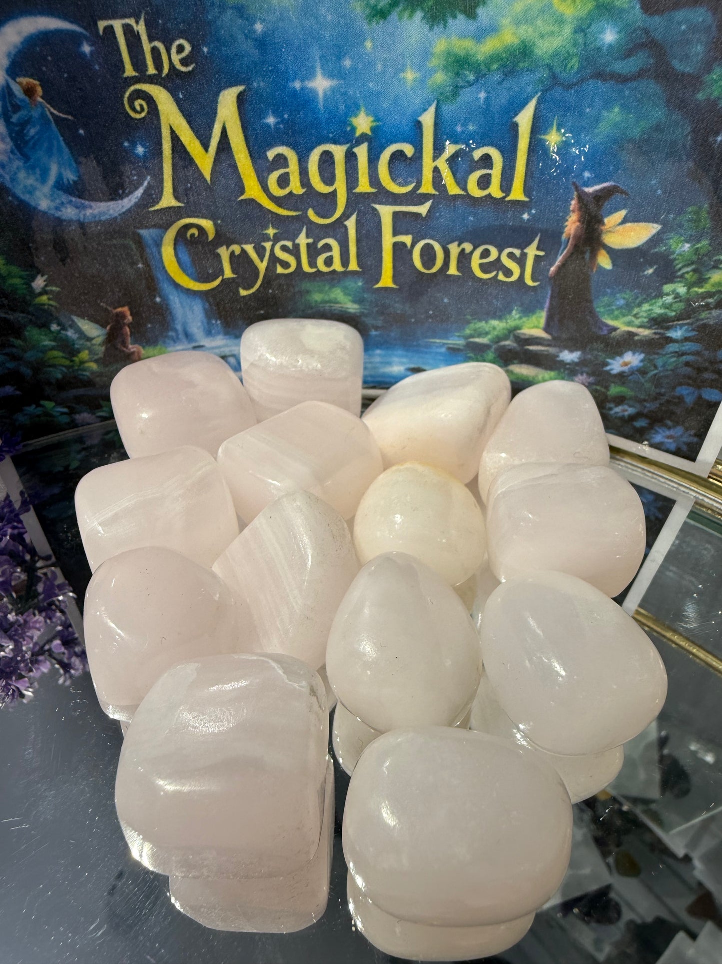 Mangano Calcite Tumbled