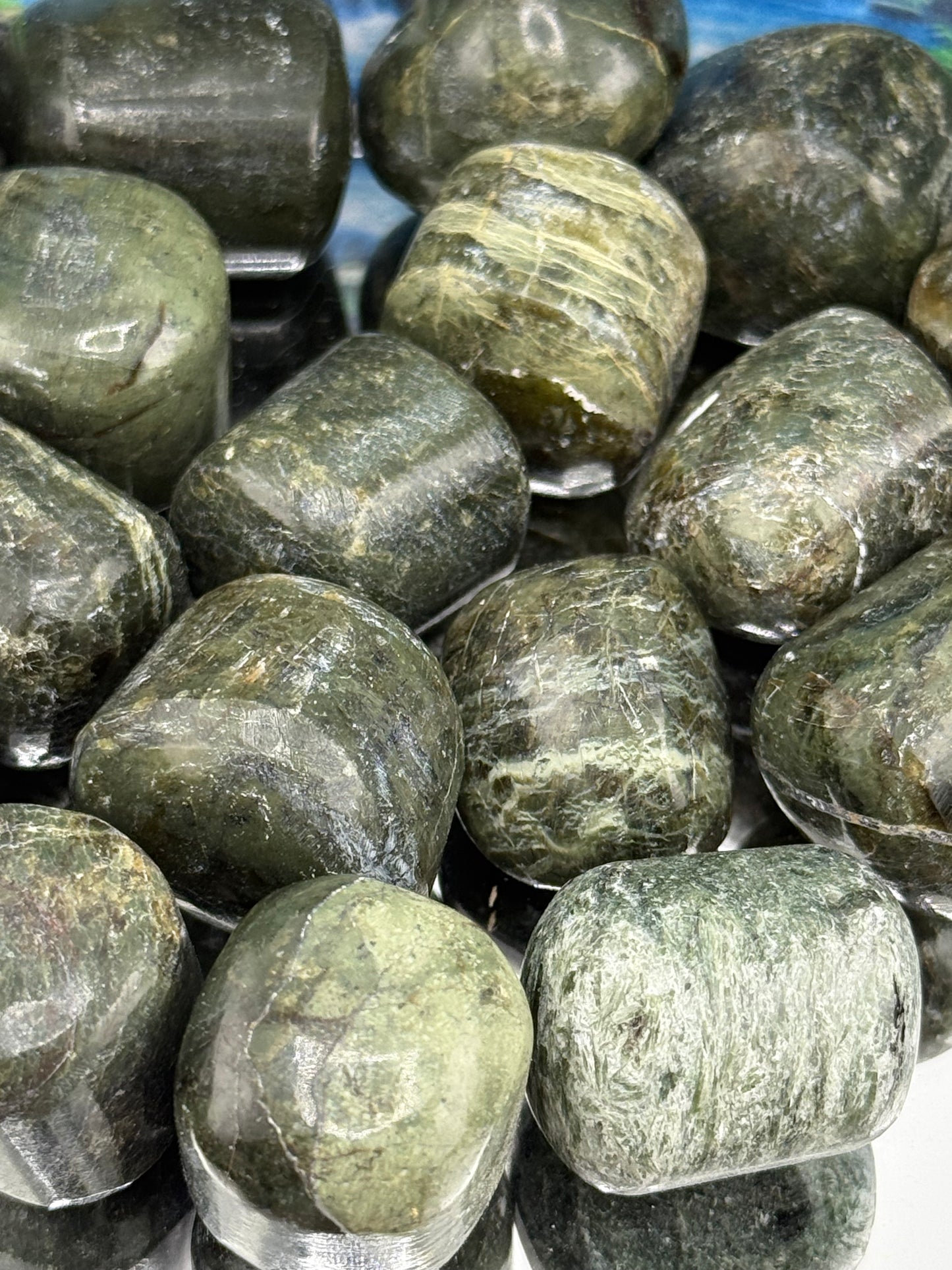 Green Pietersite Tumbled