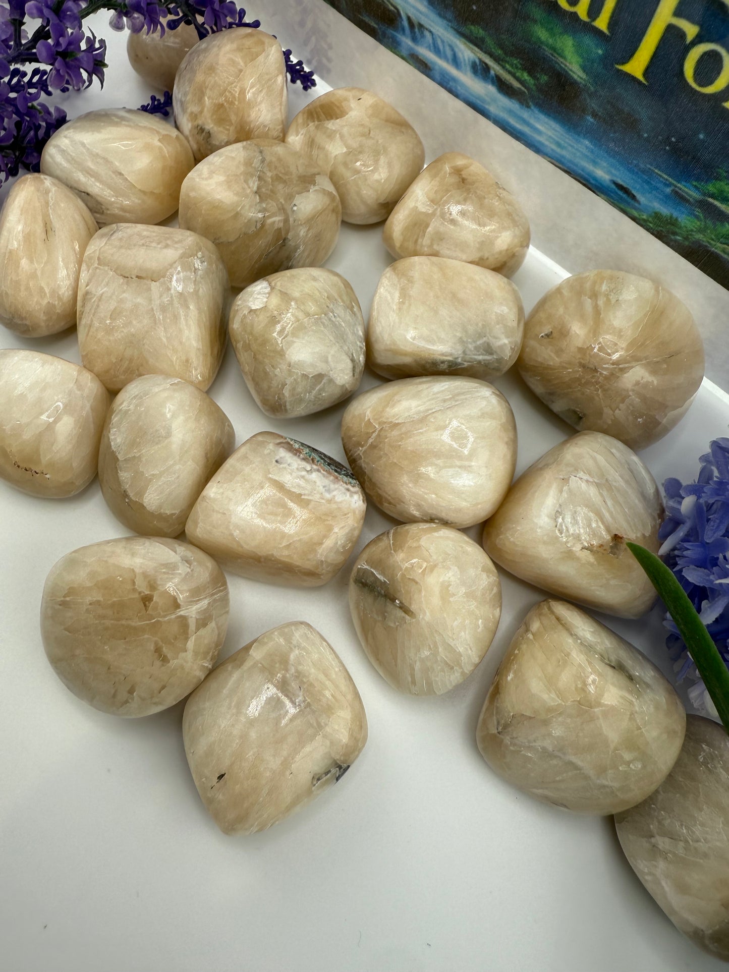 Stilbite Tumbled