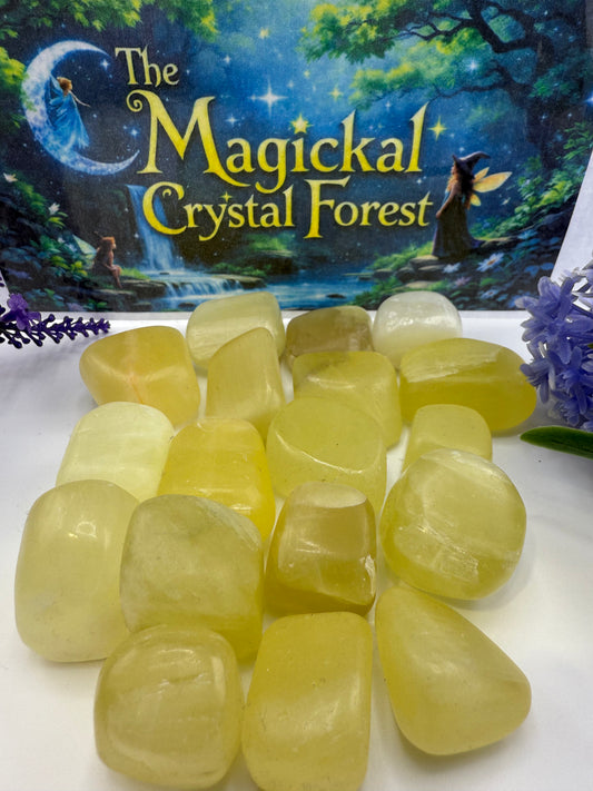 Lemon Calcite Tumbled