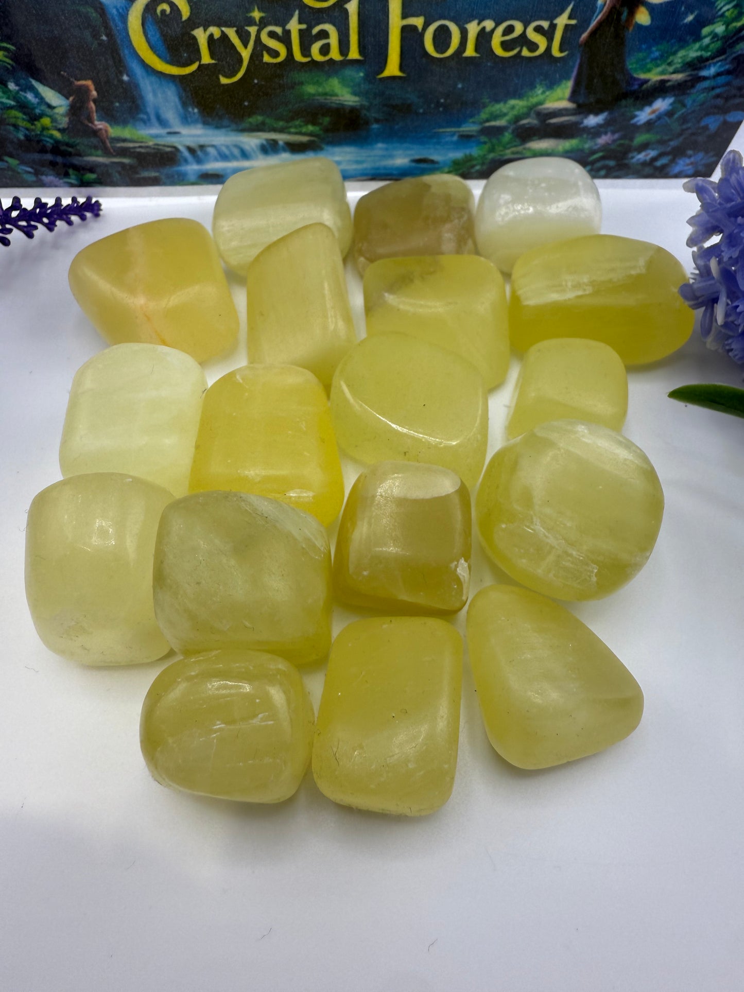 Lemon Calcite Tumbled