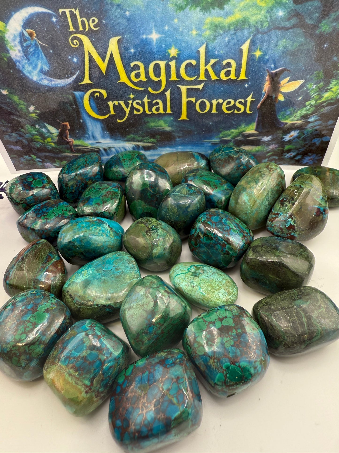 Chrysocolla Tumbled