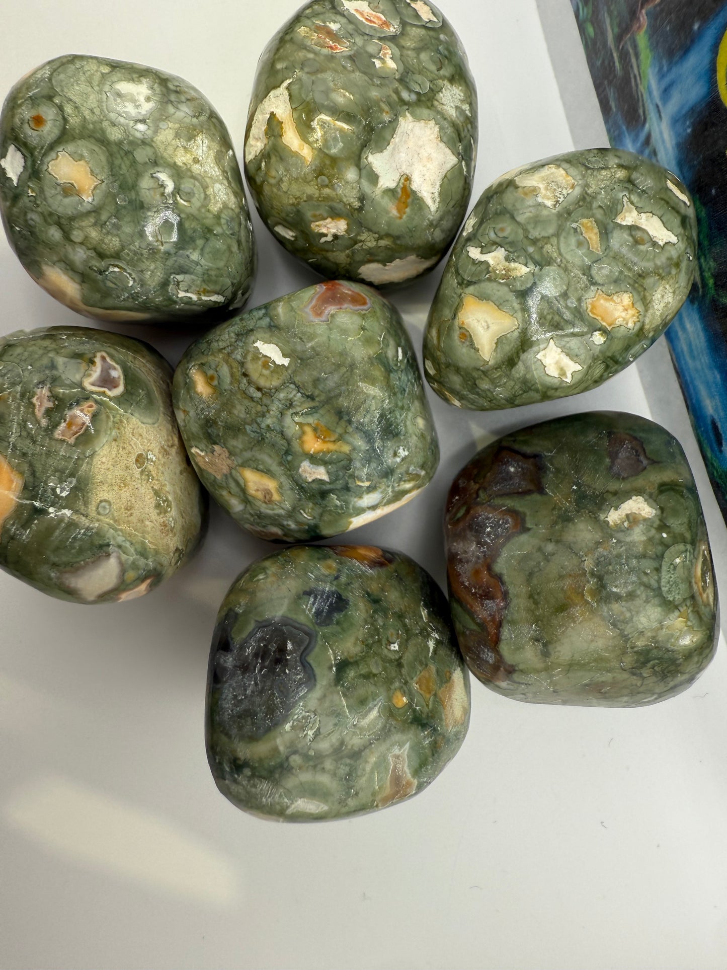 Rainforest Jasper Tumbled