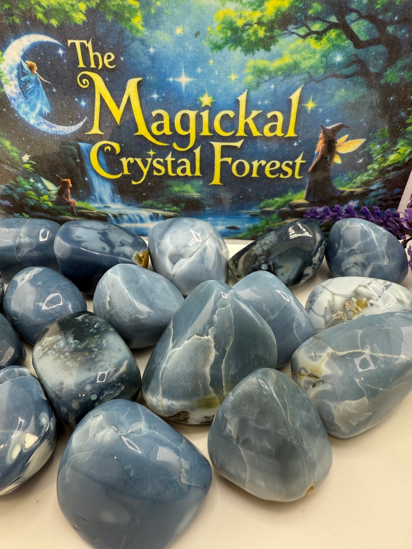 Blue Opal Tumbled