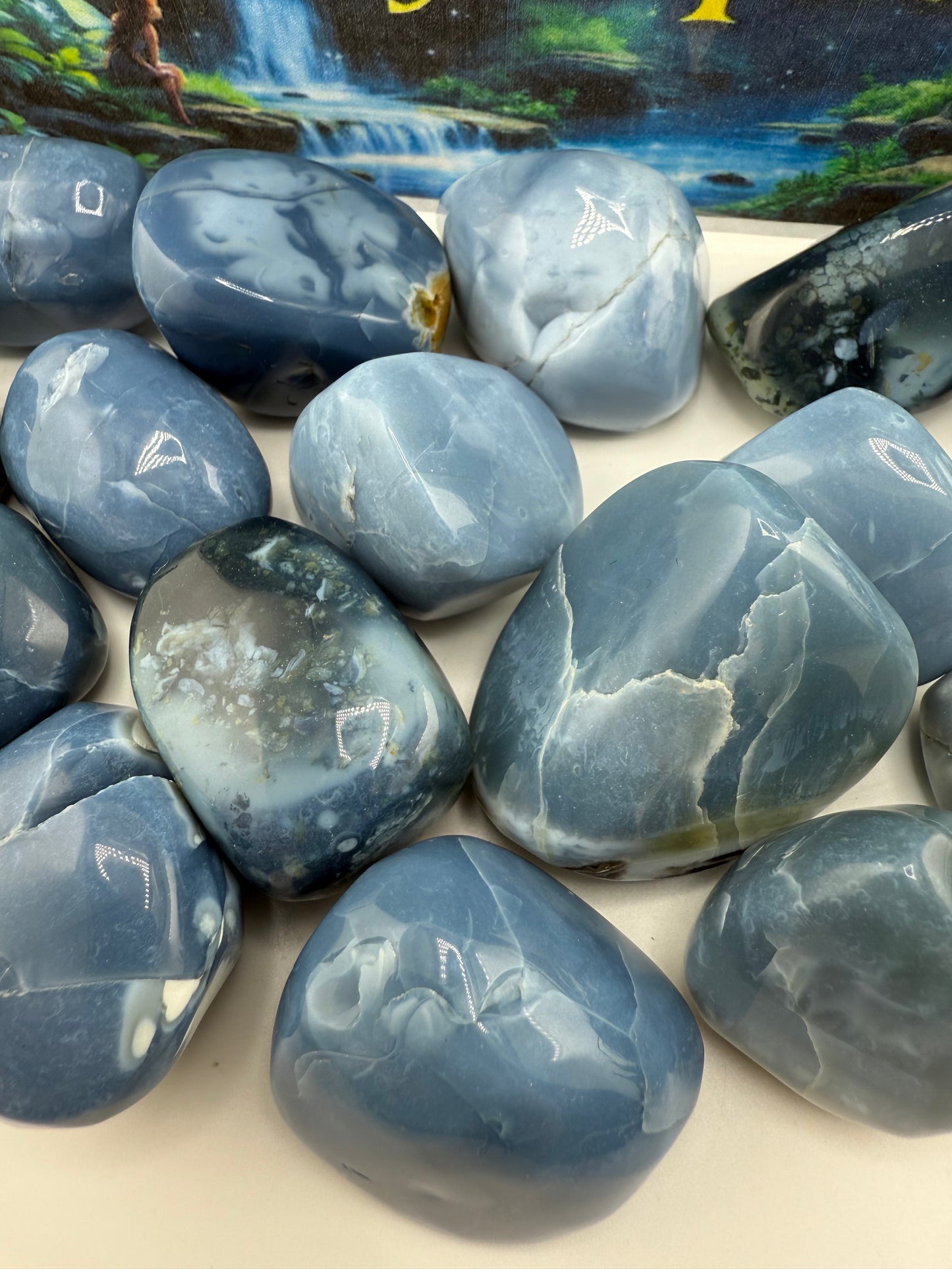 Blue Opal Tumbled