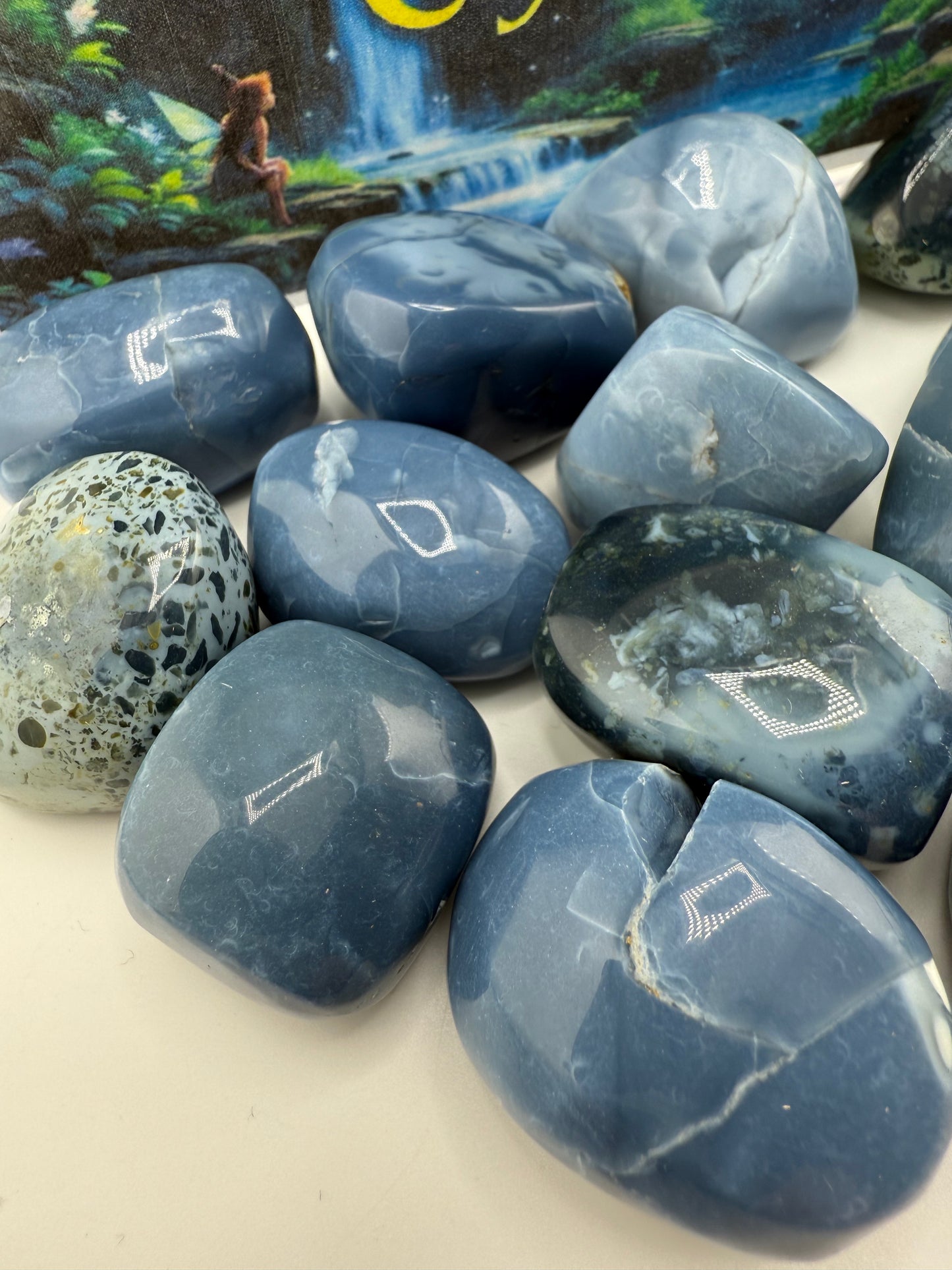 Blue Opal Tumbled