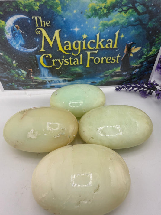 Chrysoprase Palm Stones