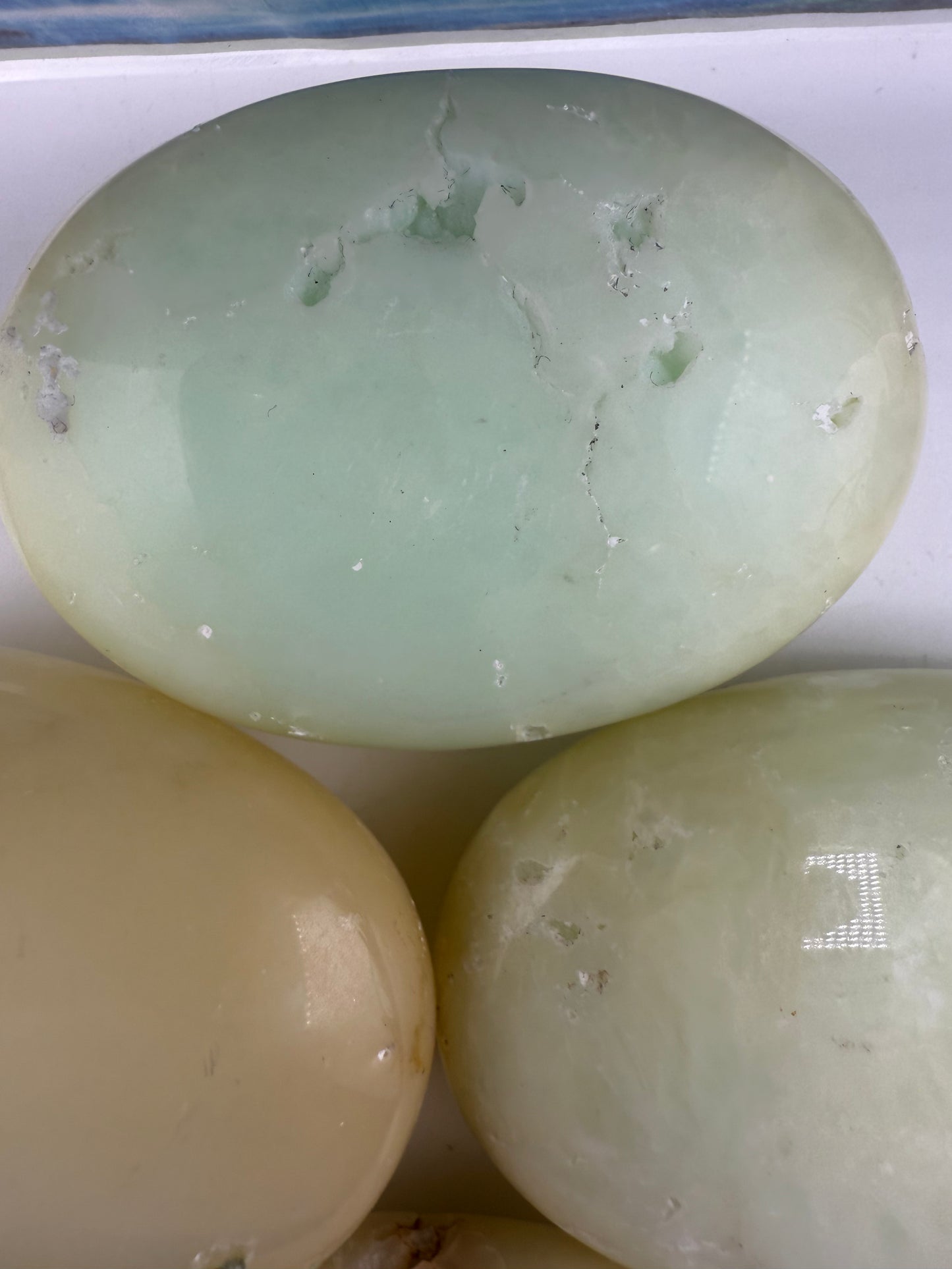 Chrysoprase Palm Stones