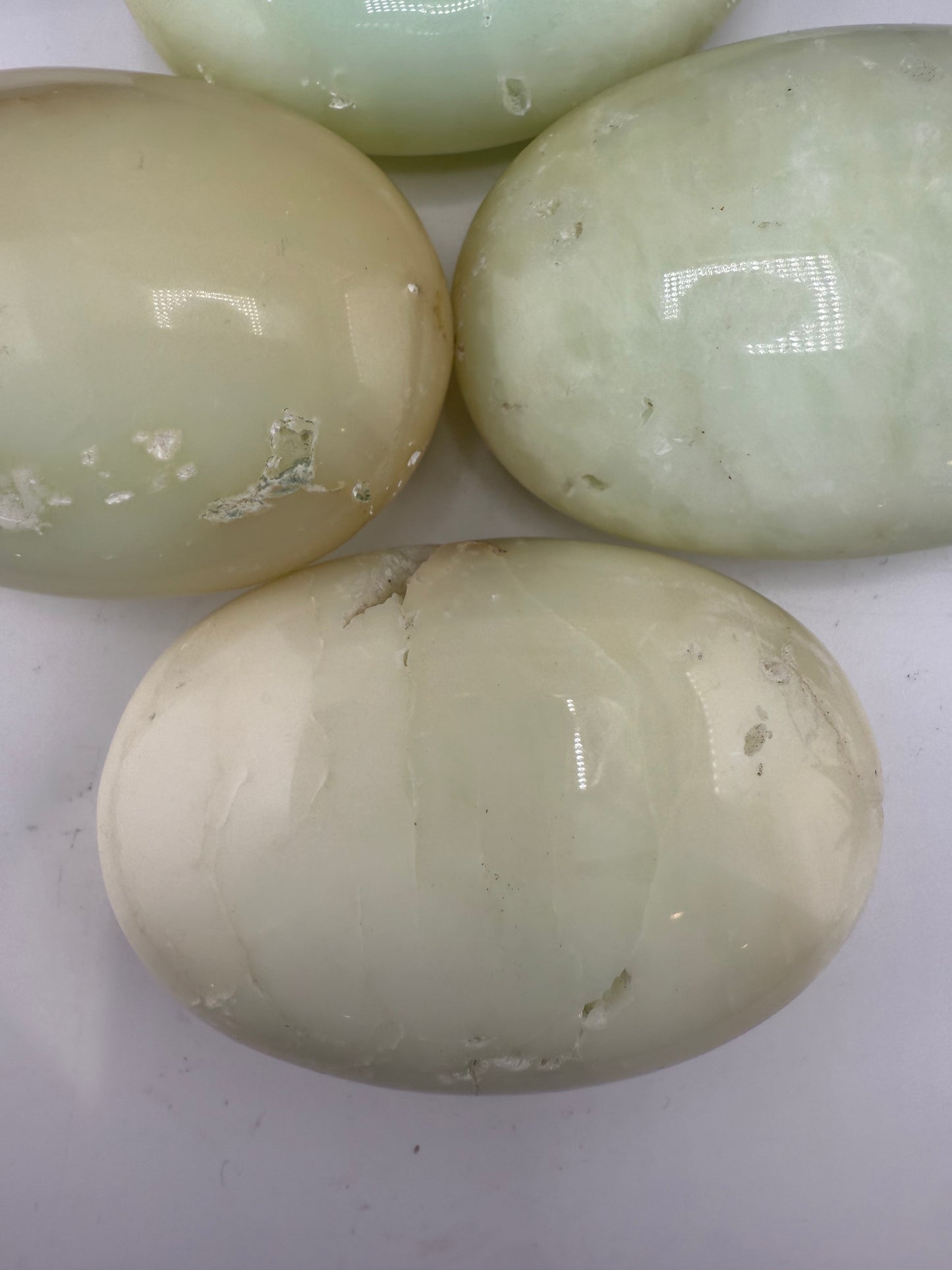 Chrysoprase Palm Stones