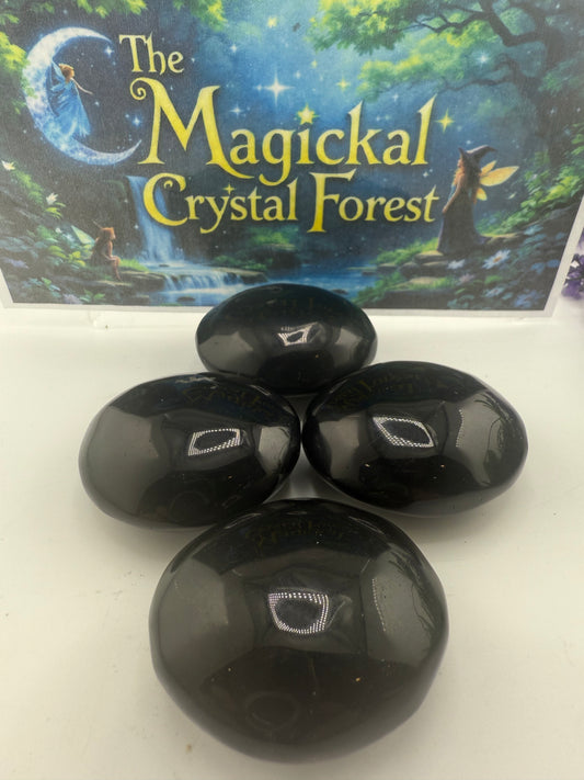 Black Tourmaline Palm stone