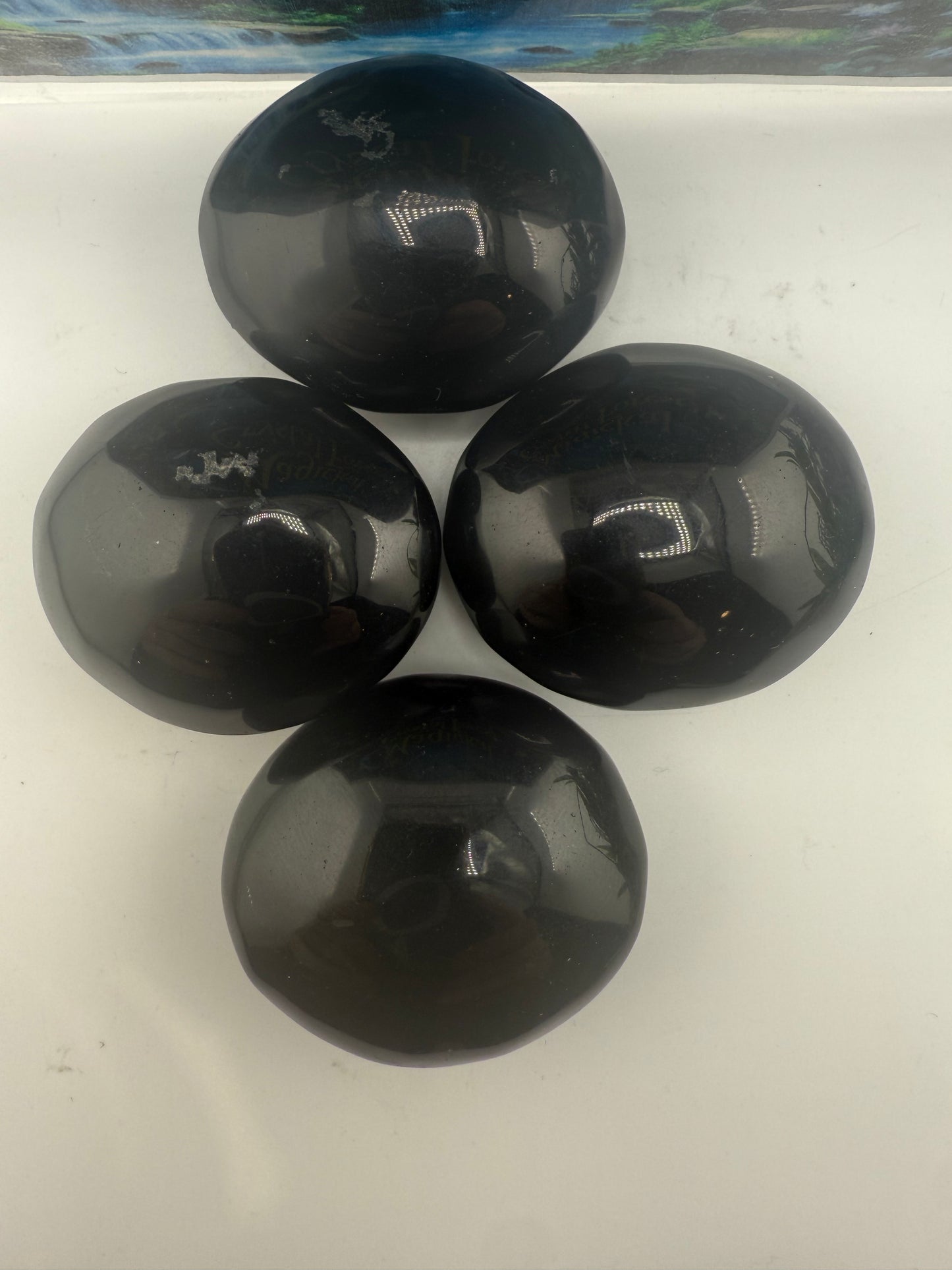 Black Tourmaline Palm stone