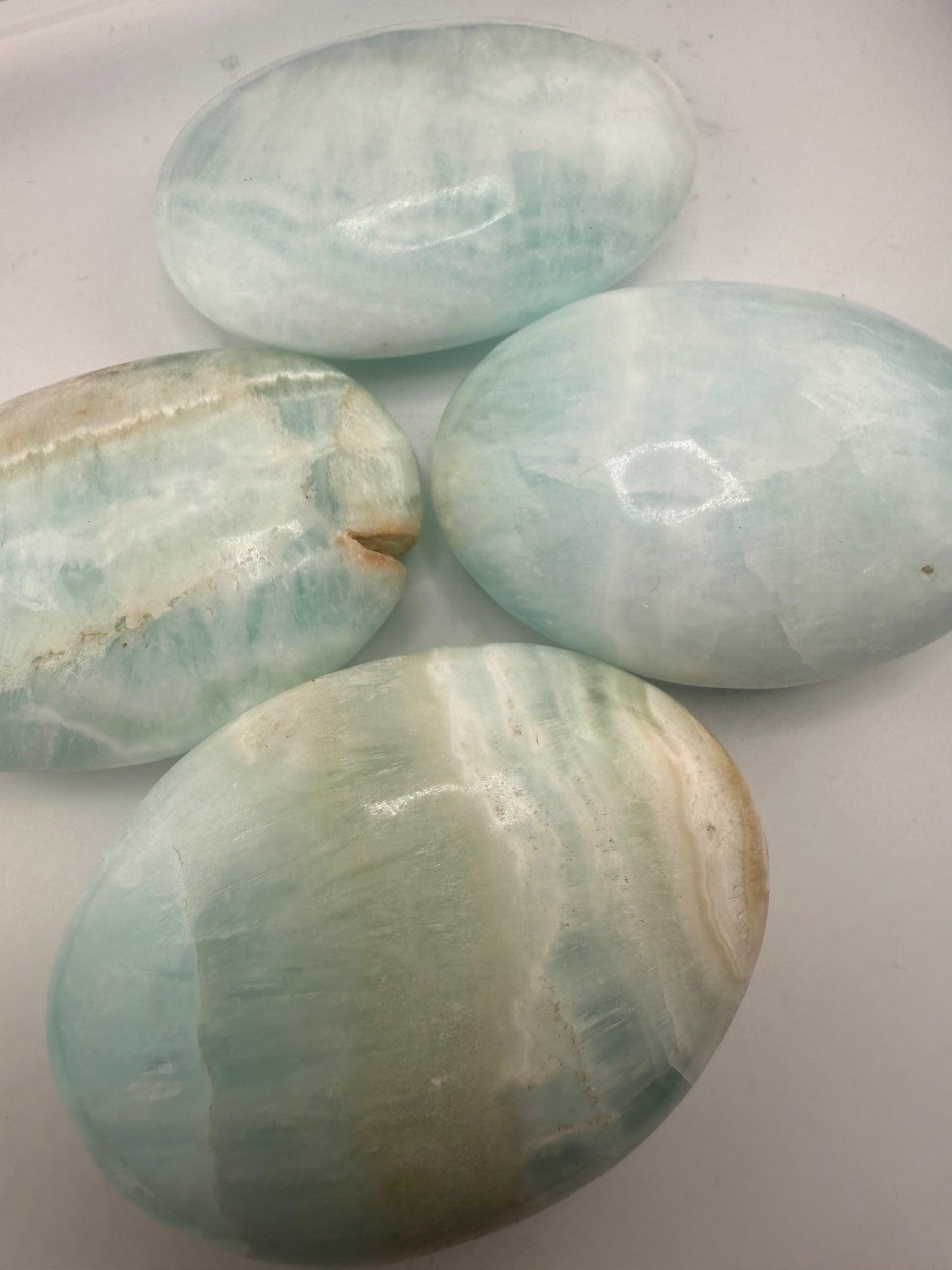 Caribbean Calcite Palm Stones