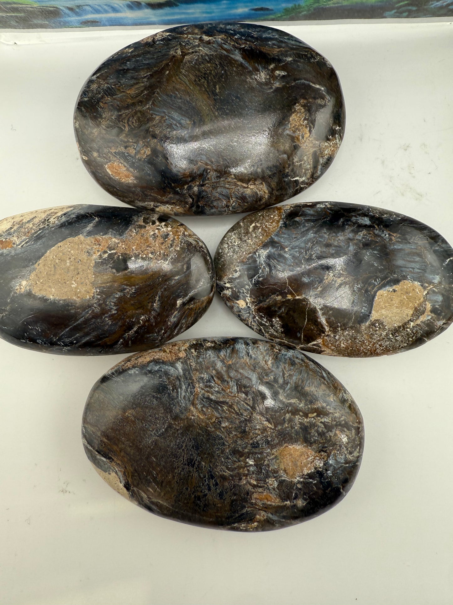 Pietersite Palm Stone