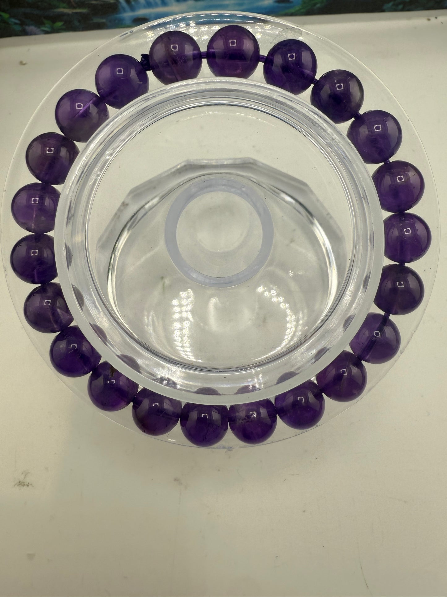 Amethyst Crystal Bracelet 8mm