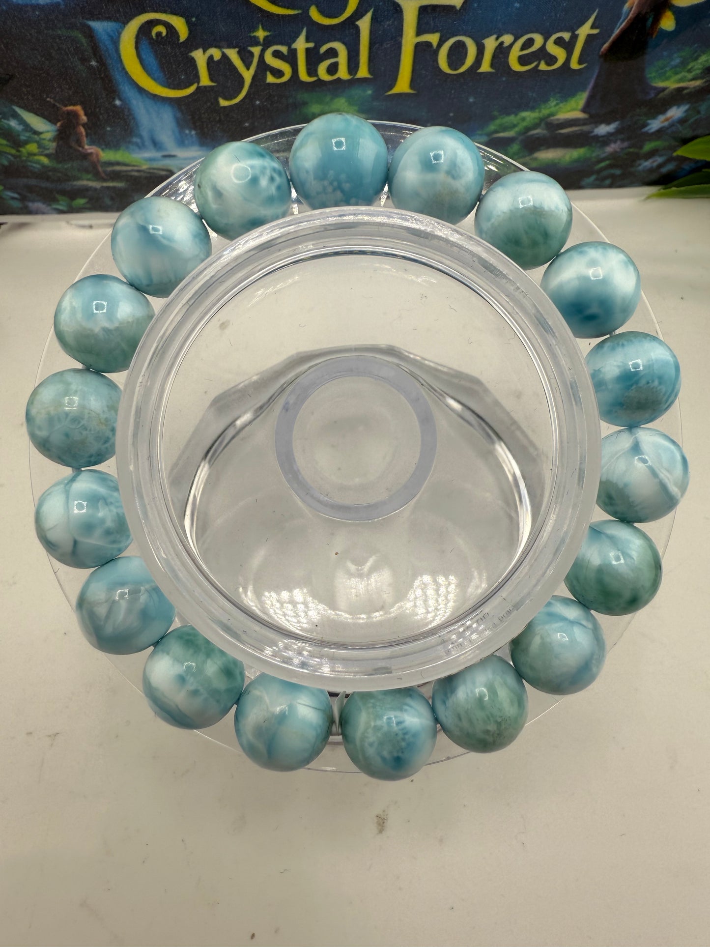 Larimar Crystal Bracelets 10mm
