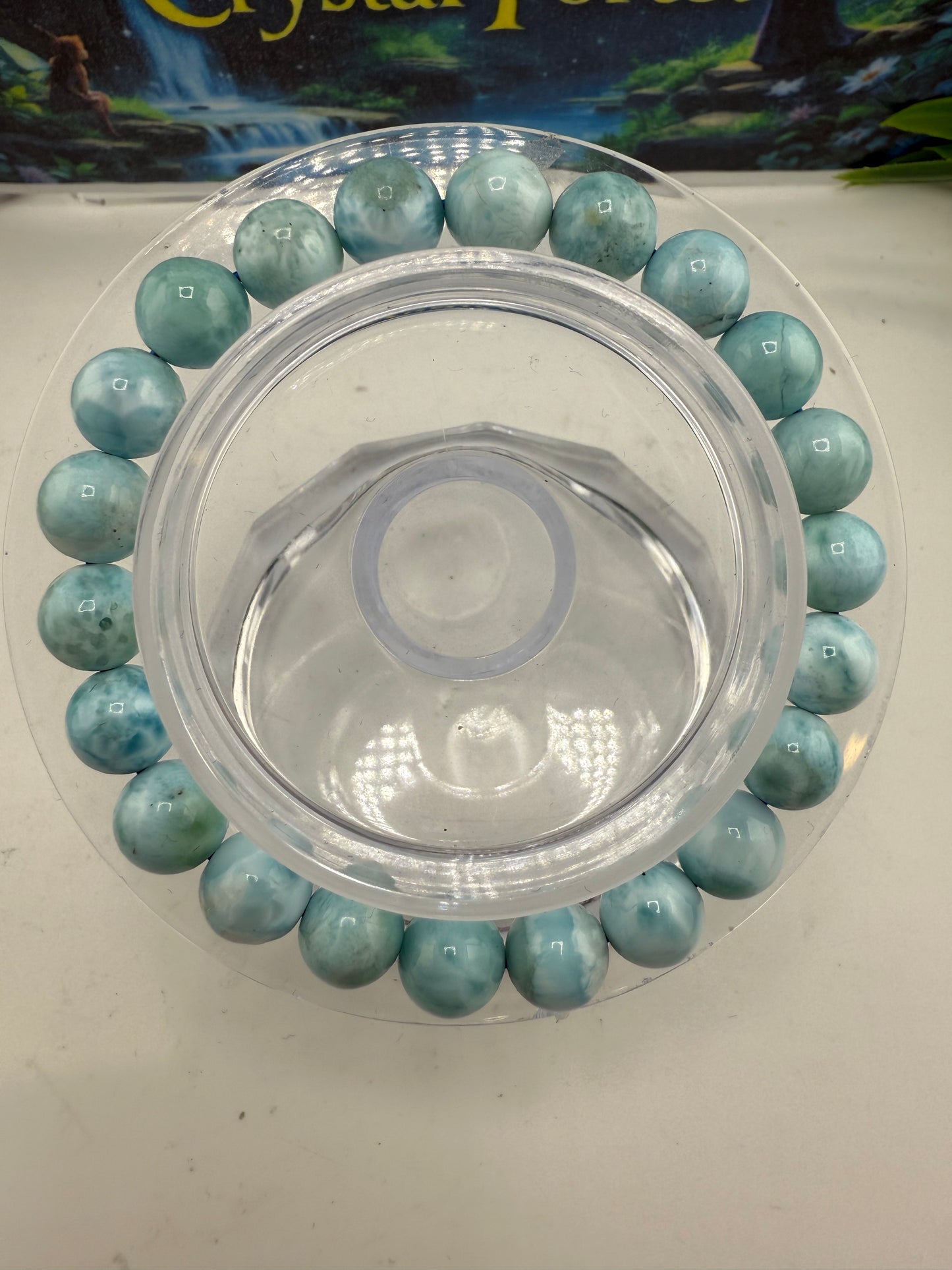 Larimar Crystal Bracelets 8mm