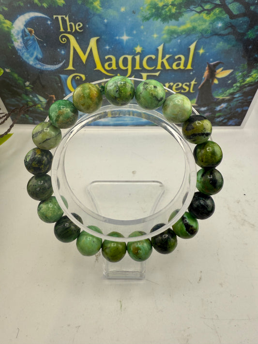 Variscite Crystal Bracelet 10mm