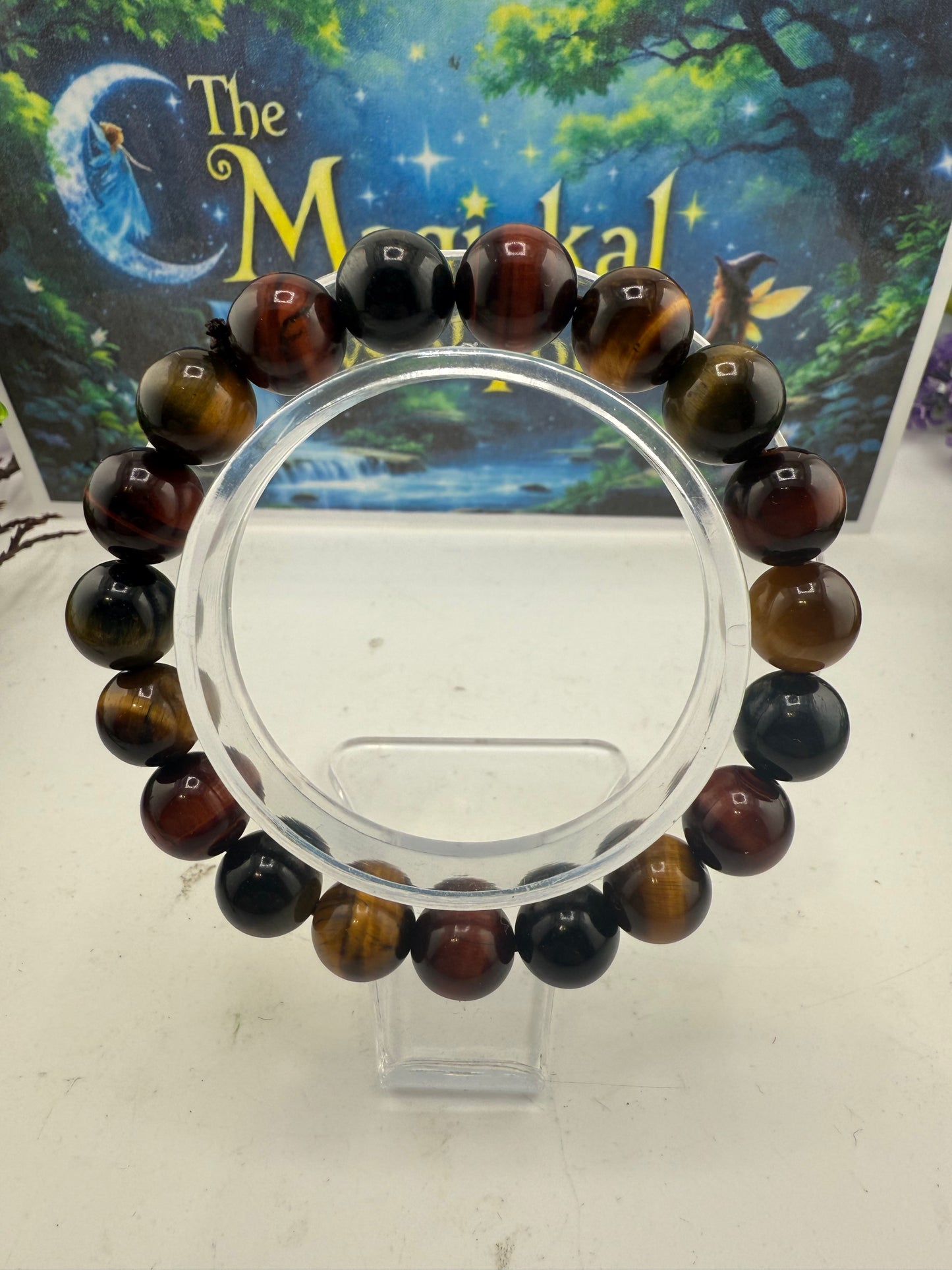 Multi Tiger Eye  Bracelet 10mm