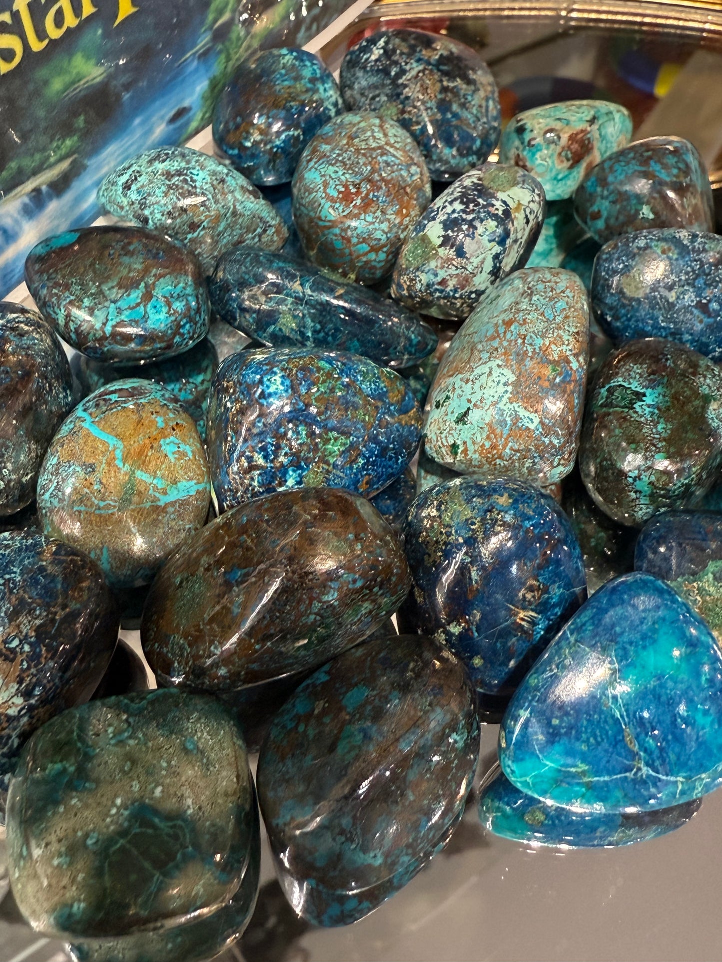 Shattuckite Tumbled