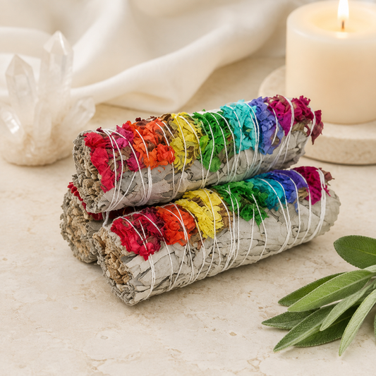 Chakra Sage Smudge Stick — Small