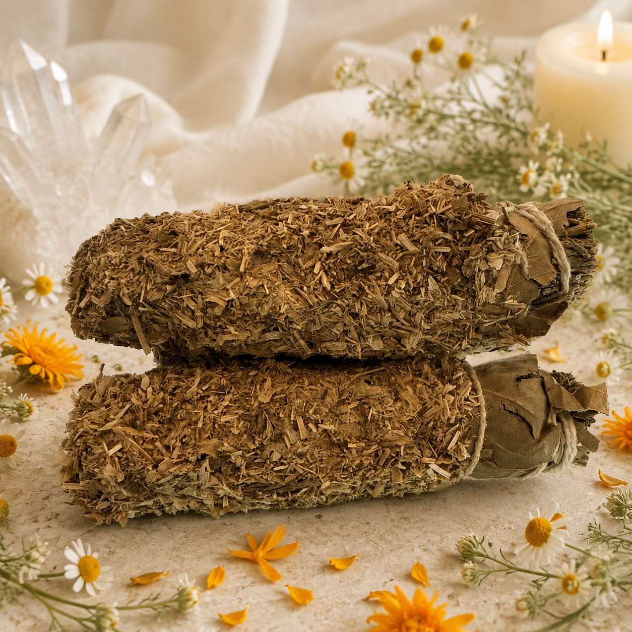Calendula and Chamomile Smudge
