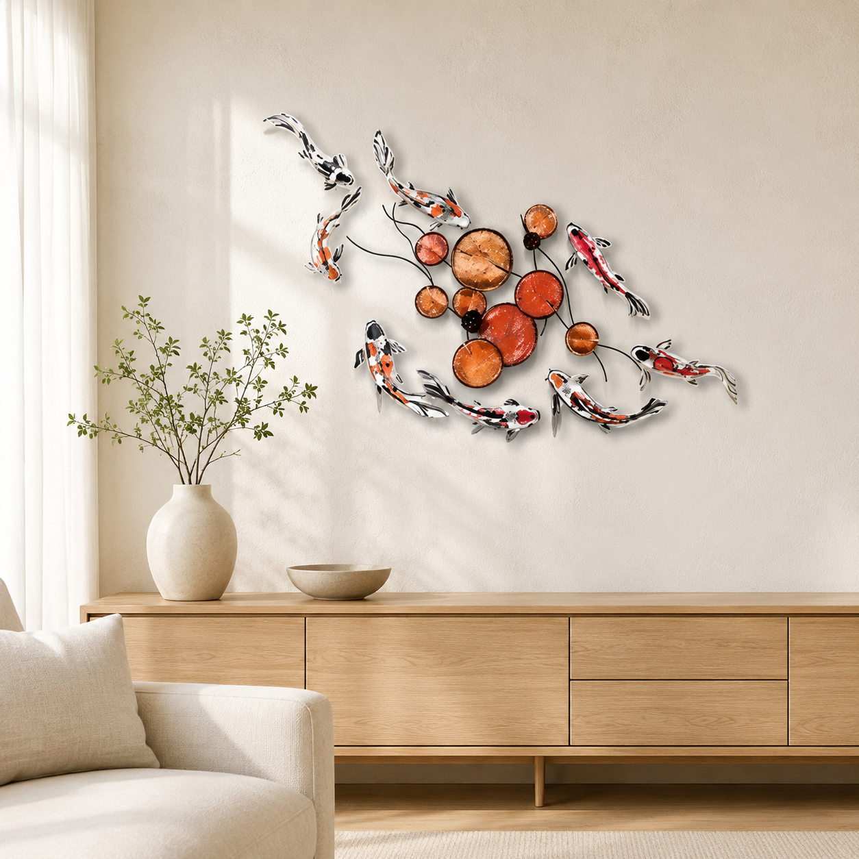 The 9 Grand — Koi Fish & Lily Pad Set