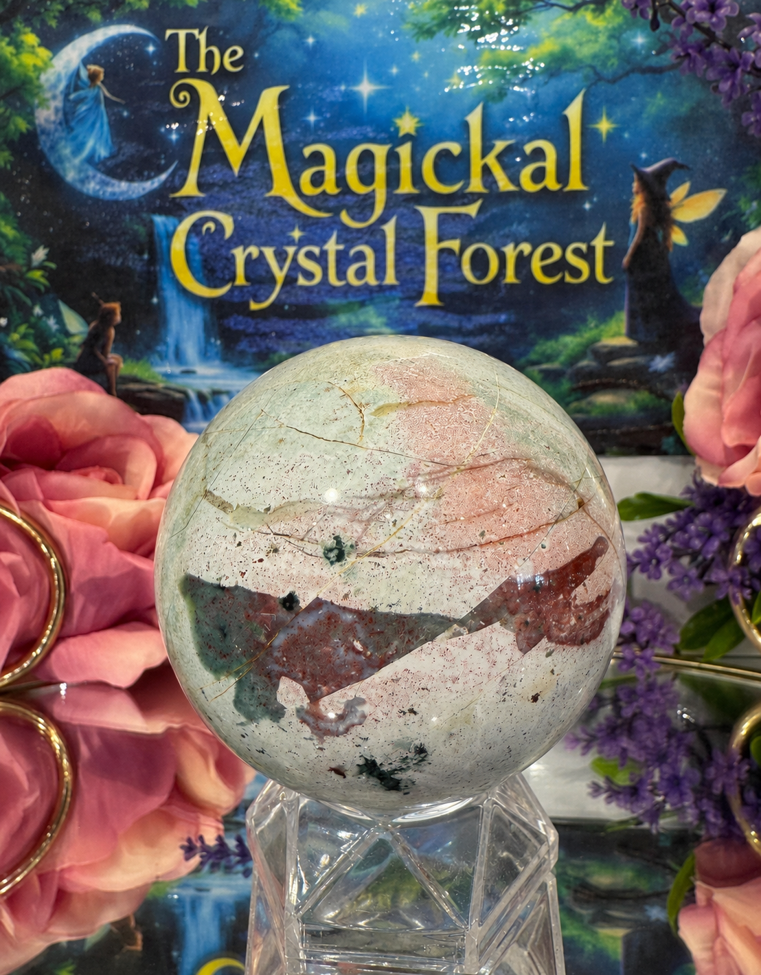 Unicorn Jasper Sphere