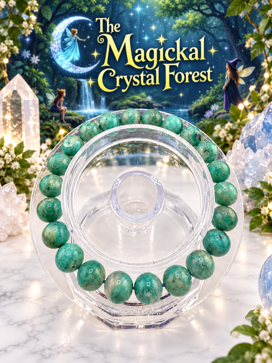 Amazonite Bead Bracelet 10mm