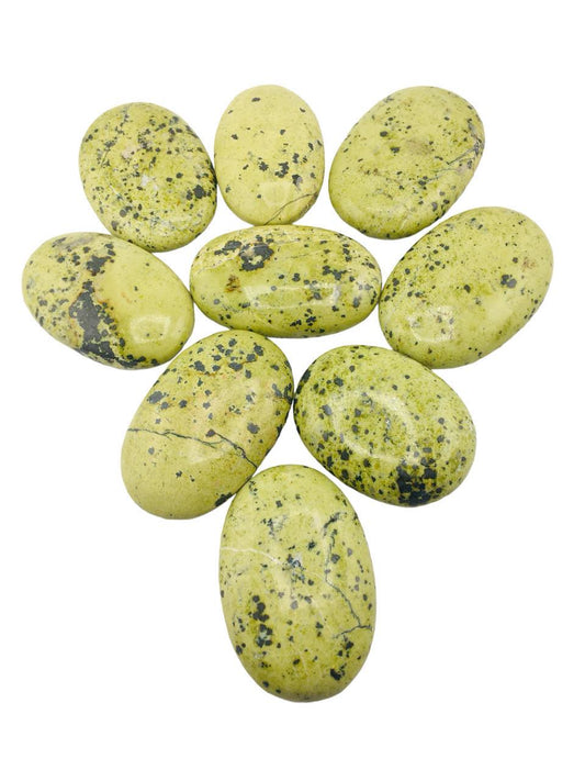 Lizardite Palm Stone