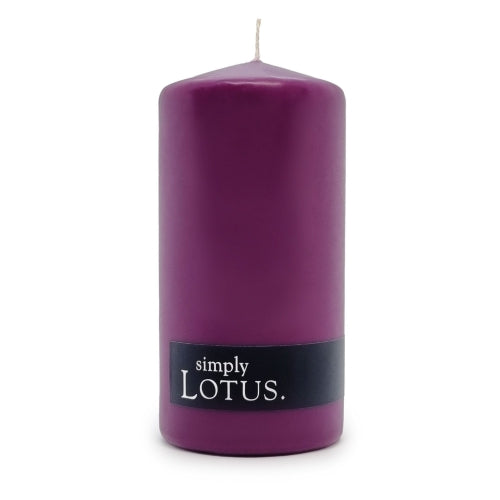 Lotus Soy Pillar Candle