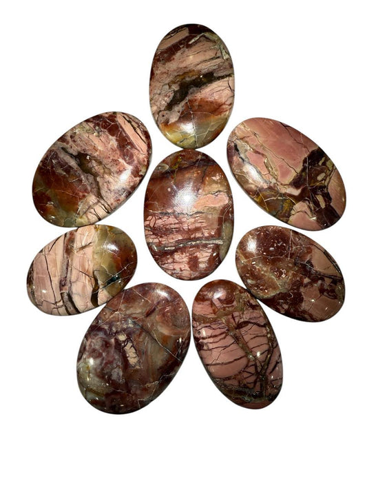 Pink Mookite Palm Stone