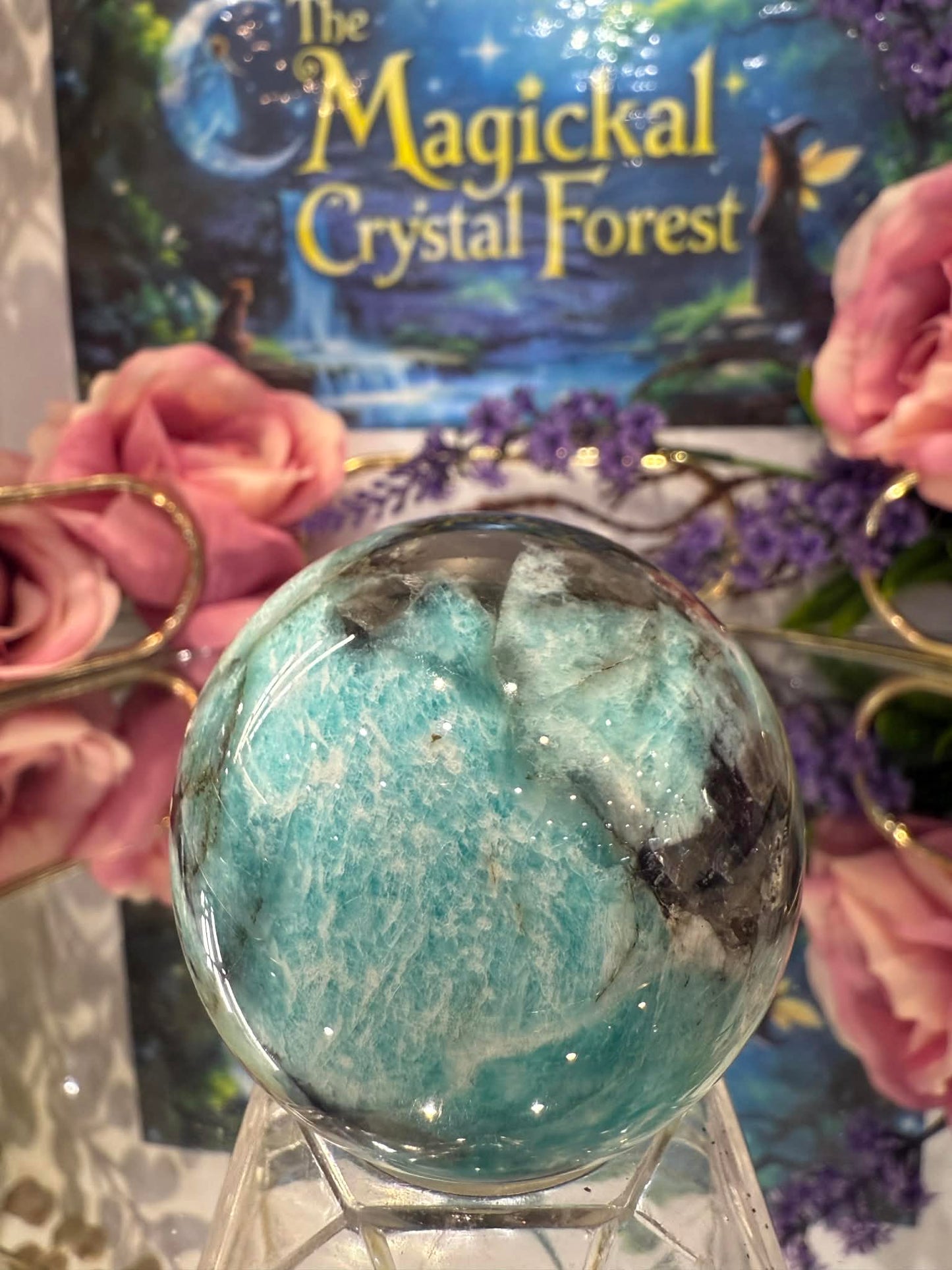 Smokey Amazonite Sphere 1