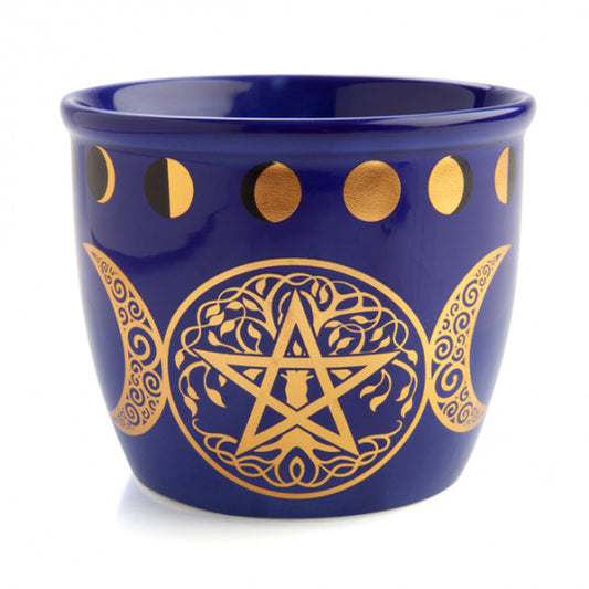 Smudge Bowl Pentacle Ceramic